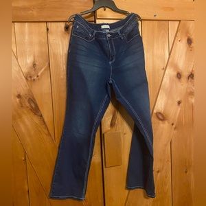 Cato Boot cut dark blue jeans like new